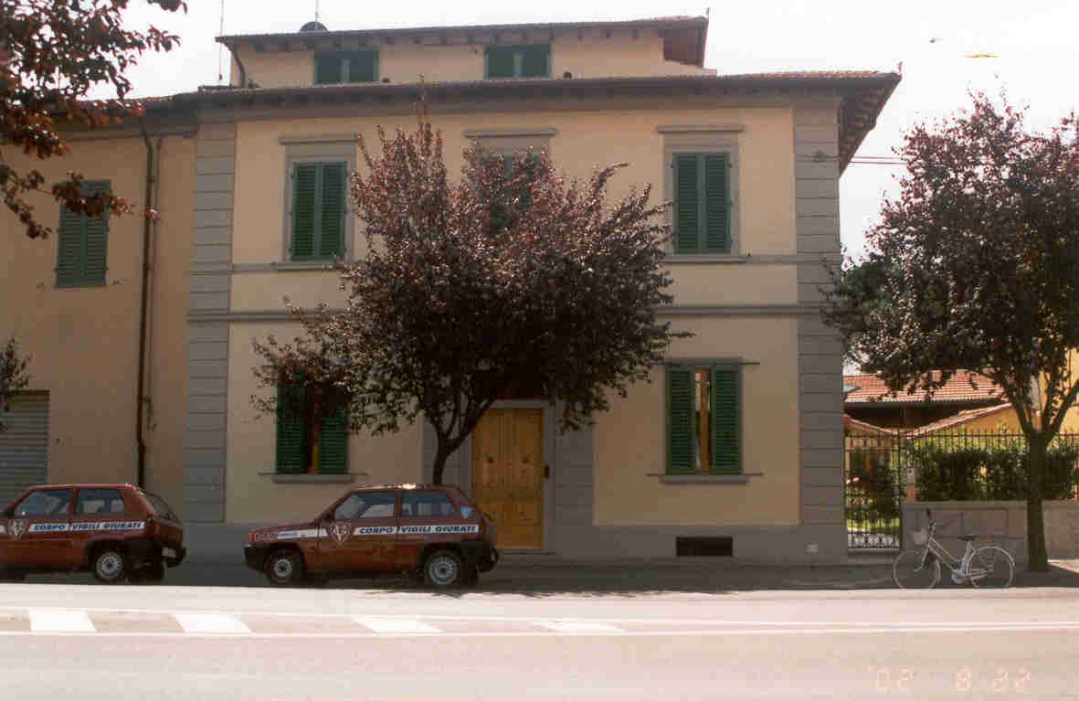 Frontal view of the apartments from IV Novembre Avenue